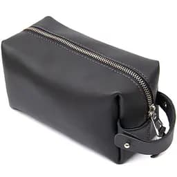 Чоловіча шкіряна косметичка GRANDE PELLE 18х10х8 см acs0018593 - мініатюра 2