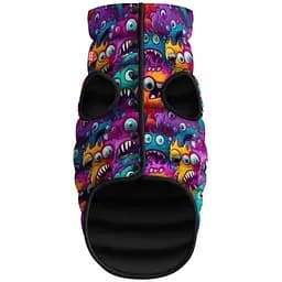 Курточка для собак Waudog Clothes рисунок Зубастые монстры S30 В 58-62 см С 42-46 см