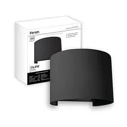 Архитектурный светодиодный накладной светильник Feron DH013 6Вт 4000K черный