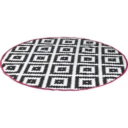 Коврик для пикника Bo-Camp Falconwood Round 200x200x1 см черно-белый (4271100)