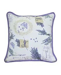 Декоративная наволочка Прованс Living Лаванда, 45х45 см, сиреневый (10604)