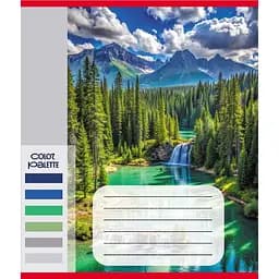 Зошит учнівський "Кольори гір" 060-610093K-3 в клітинку, 60 аркушів