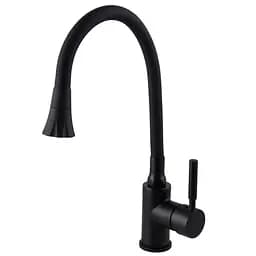 Змішувач для кухні Globus Lux Lazer GLLR-0203SA-BB-B01 Чорний матовий
