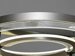 Стельова LED-люстра з пультом, диммером та підсвічуванням Diasha 5219/600+400 - мініатюра 4