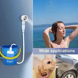 Акумуляторний портативний душ 4000mAh з USB заряджання - мініатюра 4