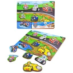 Дерев’яна іграшка KidsHits Paw Patrol вкладиші, 30x22x1.5 см