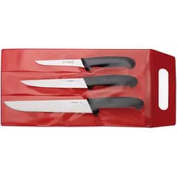 Набір із 3-х кухонних ножів Giesser Чорно-сріблястий 000267140