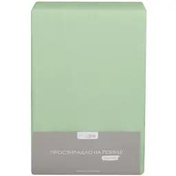 Простыня на резинке Home Line махра 200х90 см салатовая (155237)