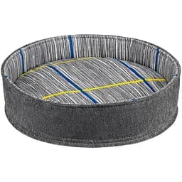 Лежак для тварин BronzeDog Comfort круглий XS 40х10 см сірий