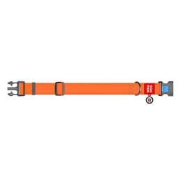 Нашийник для собак водостійкий Waudog Waterproof з QR паспортом, пластиковий фастекс, XXL, 46-70х4 см, помаранчевий - мініатюра 3