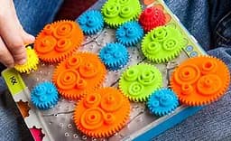 Гра-головоломка Fat Brain Toys Crankity Різнокольорові шестерні F140ML - мініатюра 3