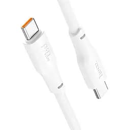 Кабель Hoco X93 240 Вт Type-C to Type-C 1 метр белый