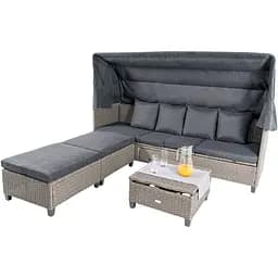 Садовая мебель Di Volio Luca серо-графитовая