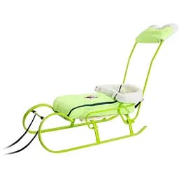 Чохол на санки Vitan Конверт з муфтою та хутром лаймовий (2030050)