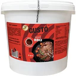 Соус томатный Gusto Барбекю BBQ 5 кг 