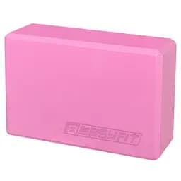 Блок для йоги EasyFit EVA Розовый