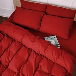 Комлект постільної білизни MirSon Фланель 009 Red 2 x 160 x 220 см червоний (2200009651670) - мініатюра 5