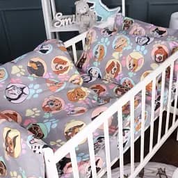 Підковдра MirSon Kids Time 17-0661 Happy Dogs бязь 160х220 см (2200010090864)