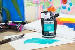 Акрилова фарба Sennelier Abstract, 120 мл, Бірюзовий (Turquoise) - мініатюра 3