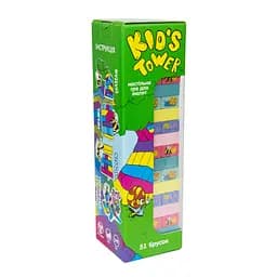 Розважальна гра "Kid's Tower" (укр.) Strateg 28х8,2х8,2 см igr0001420 - мініатюра 2
