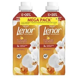Кондиціонер для білизни Lenor Золота орхідея і ваніль 94 цикли прання 2x987 мл