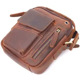 Чоловіча шкіряна сумка Vintage 18х20х5 см sum0022404 - мініатюра 3
