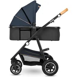 Коляска универсальная 3в1 Lionelo Amber Blue Navy, темно-синяя (LO-AMBER BLUE NAVY (3in1))
