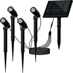 Світильник вуличний Eurolamp LED з акумулятором та сонячною батареєю 3.5W 5V 6500K IP54 набір 4 шт. (16) - мініатюра 2