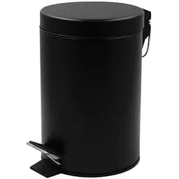 Мусорное ведро круглое Zerix Solo-TC0103 Black 3 л Черный (ZX5896) 
