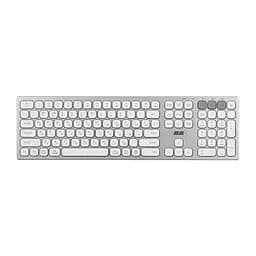 Клавіатура ножнична KS270 109key, WL/BT, EN/UK, сріблясто-білий 2E teh0013863 - мініатюра 2