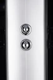 Душовий бокс без гідромасажу Mixxus Strong SB01-90x90x215-GR Satin з високим піддоном MI6885, Хром матовый, тонований, хром матовий - мініатюра 10