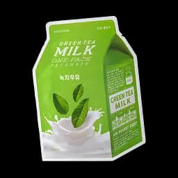 Тканинна маска A'pieu Green Tea Milk One-Pack з екстрактом зеленого чаю, 21 мл