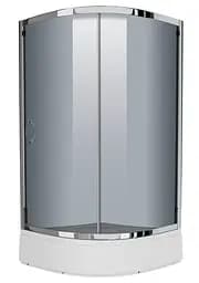 Душова кабіна Eger Csardas 95x95 на середньому піддоні 599-512, тонований, хром