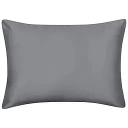 Наволочка Cosas Grey сатинова 70х70 см сіра (Satin_Grey_70) - мініатюра 1