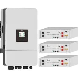 Система зберігання енергії Deye SUN-12K-SG05LP3-EU-SM2 12kW + 3 АКБ SE-G5.1 Pro-B 15.3kWh (51.2V/100Ah/5120Wh) [159604]