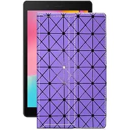 Чохол StatusCASE з екошкіри для планшету Samsung Galaxy Tab A8.0 2019 (T290) Фіолетовий ромб