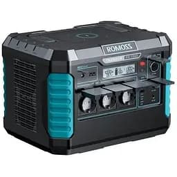 Зарядна станція Romoss RS1500 Т чорна (RS1500-2B2-G153H)