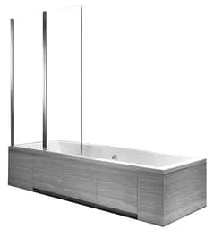 Шторка для ванни Rea Agat-2 80 см складана REA-W0700, Універсальна