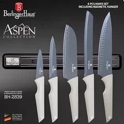 Набір ножів Berlinger Haus Aspen Collection, чорний (BH 2839) - мініатюра 2