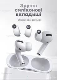 Бездротові навушники SmartX Pro Luxury Bluetooth навушники з детектором вуха, наушникі блютуз TWS White
 - мініатюра 4