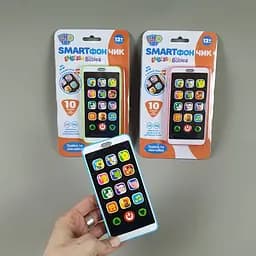 Розвивальний телефон Limo toy Смартфончик (укр/анг) (M3487), звірятка