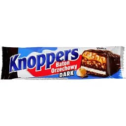 Батончик Knoppers Dark з горіхом 40 г