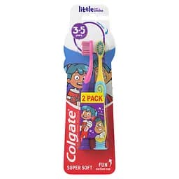 Зубна щітка Colgate дитяча супер м’яка 2 шт.