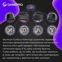 Геймпад GamePro бездротовий прозорий (GPX13T) - мініатюра 18