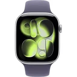 Смарт-годинник Apple Watch Series 11 GPS 46mm Silver Aluminum Case with Purple Fog Sport Band S/M (MEV94) [145293] - мініатюра 2