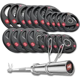 Набор олимпийский Hop-Sport PRO 120кг с грифом 165см