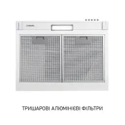 Витяжка плоска Minola HPL 622 WH - мініатюра 6