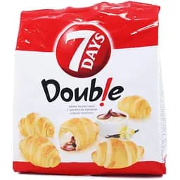 Круасан 7 Days міні Double, какао-ваніль, 185 г (662719)