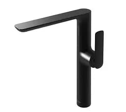 Смеситель для умывальника Kohlman Experience Long Black Matt высокий QB175E-B Черный матовый