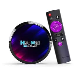 Смарт ТВ приставка H96 MAX RK3528 4/64Gb Android TV 13. Медіаплеєр 4K HDR. Налаштування у подарунок, YouTube та фільми без реклами - мініатюра 2
